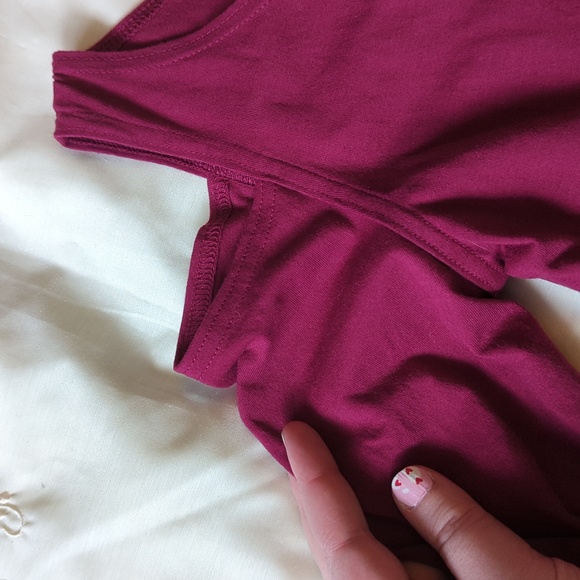 🔖4 for $20 LAST DROP Children's Place sz10/12 maroon t-shirt dress EUC - Picture 3 of 4